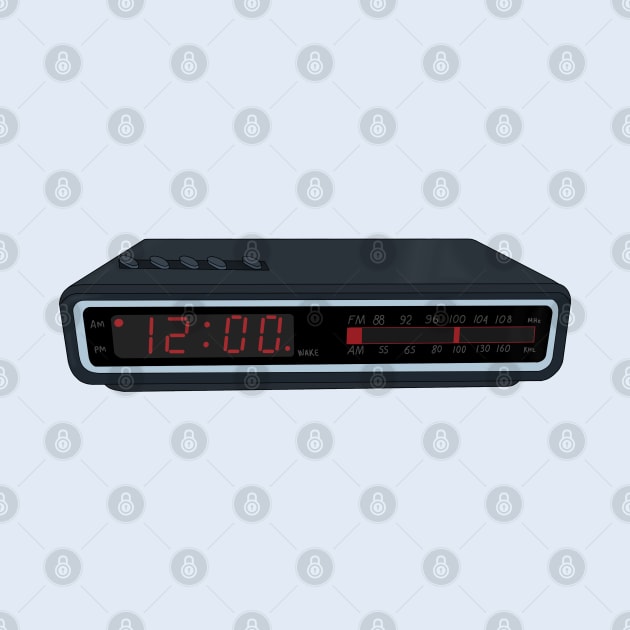 Vintage 80s 90s Radio Alarm Clock by DiegoCarvalho