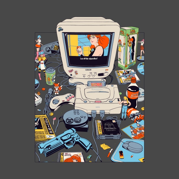 Vintage Gamer by smgdraws