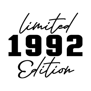 Limited 1992 Edition - Awesome 30th Birthday Gift For Men & Women T-Shirt