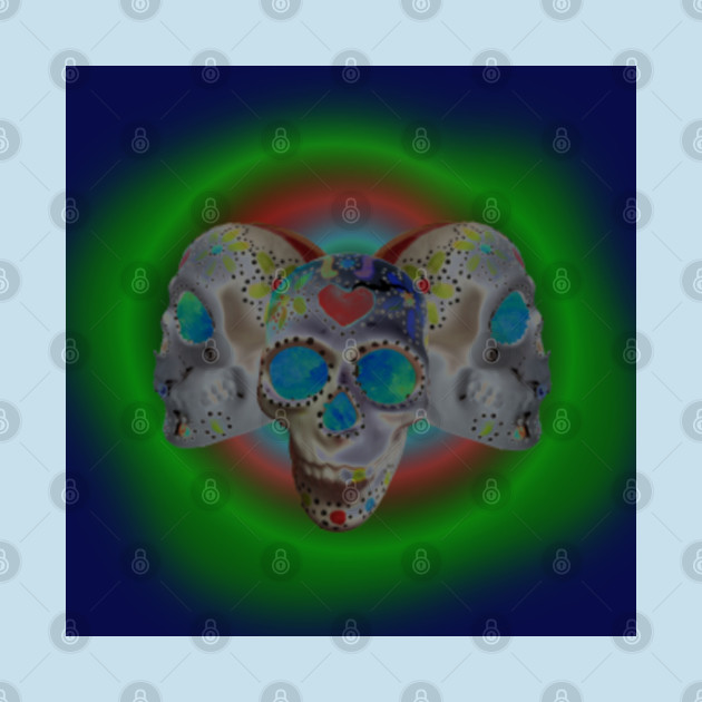 Discover Neon Skulls - Skull - T-Shirt