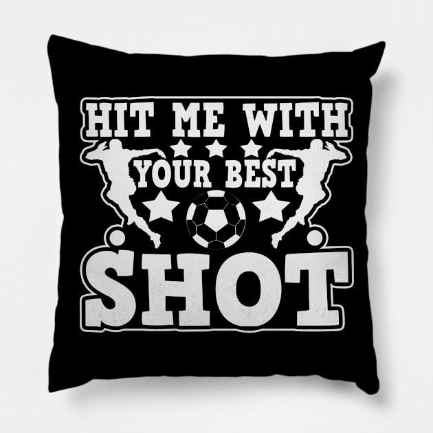 Soccer Goals Gift Pillow by Doris4all