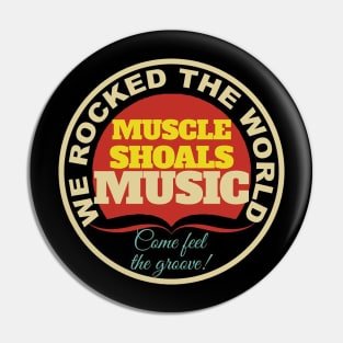 Muscle Shoals Music Pin