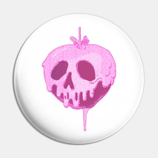 Glittery Pink Poison Apple Pin