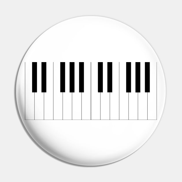Piano keyboard Pin by Nezumi1998