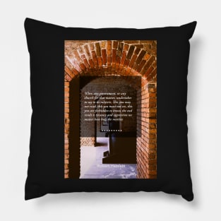 Heinlein Tyranny and Oppression Pillow