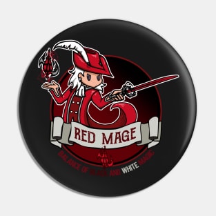 Red Mage from Final Fantasy Pin