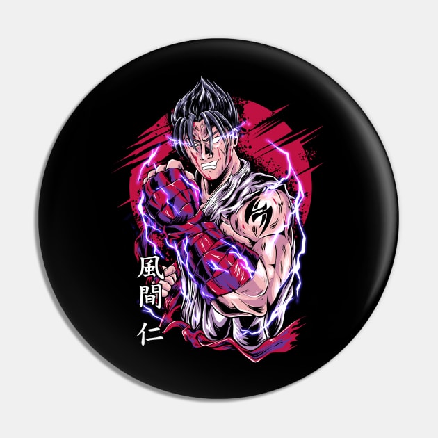 Jin Kazama Pin by mazyoy