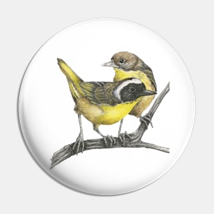 Common Yellowthroat Warbler Pin