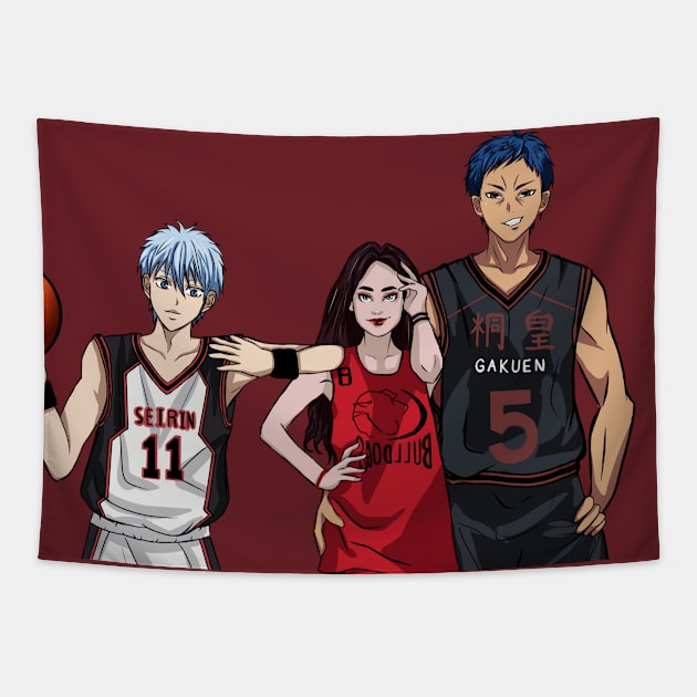 Basketball Tapestry by The Mad Hatter