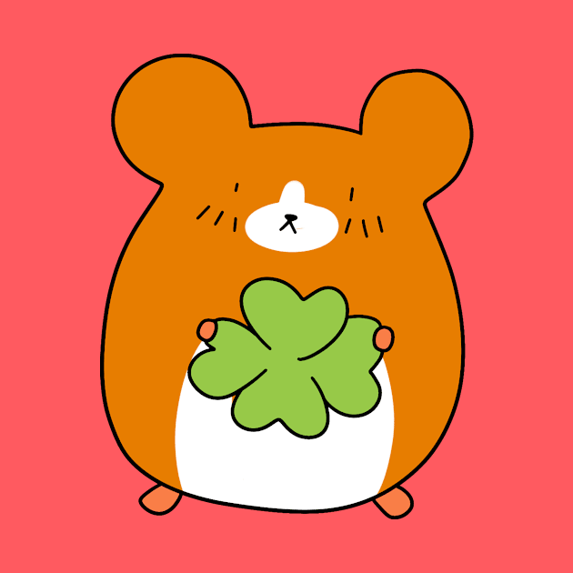 Four Leaf Clover Hamster by saradaboru