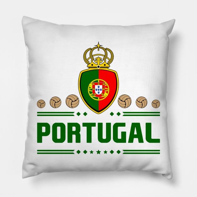 PORTUGAL FOOTBALL SPORT Pillow by VISUALUV