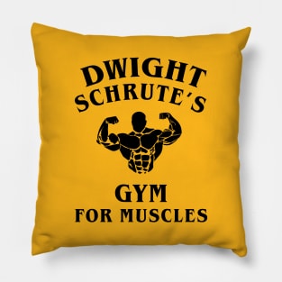 Dwight Schrute's Gym For Muscles Pillow