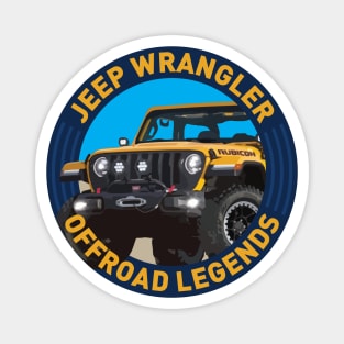 4x4 Offroad Legends: Jeep Wrangler Rubicon Magnet