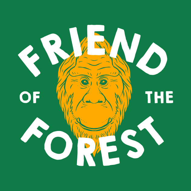 Friend of the Forest: Bigfoot by JonathanDodd_Draws