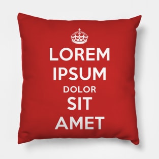 LOREM ISUM dolor SIT AMET Pillow