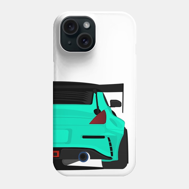 350Z TURQUOISE Phone Case by VENZ0LIC