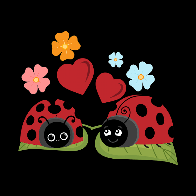 Ladybug Love Insect Children by MooonTees