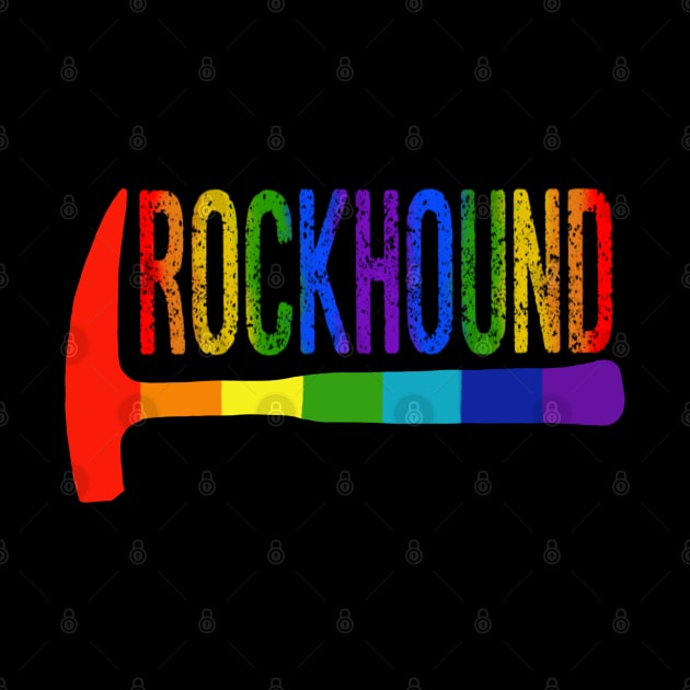 Rainbow Rockhound Rock Pick Geology Hammer Rockhounding by Laura Rucker