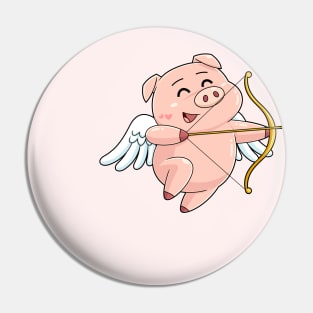 Pig Cupid Pin