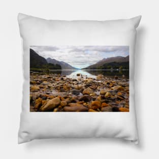 Scottish loch in Glenfinnan Pillow