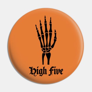 High Five Skeleton Pin