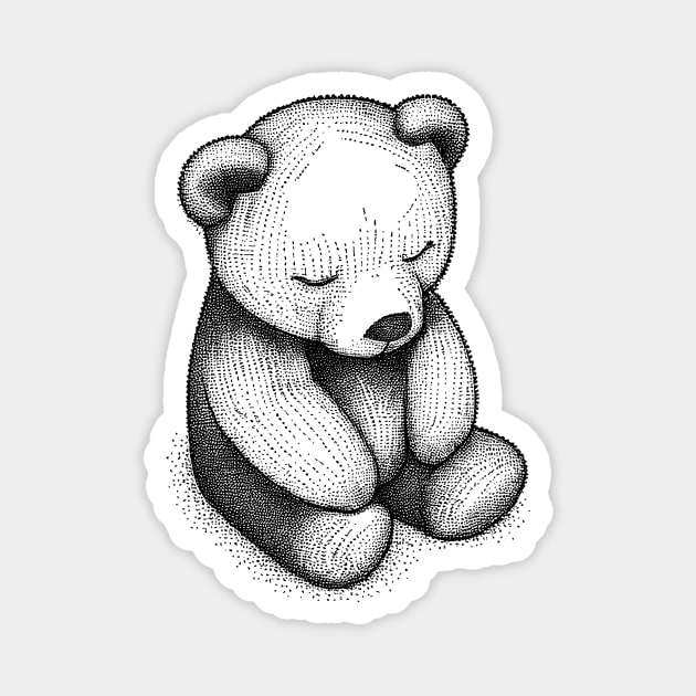 Sleeping Bear Magnet by w-things