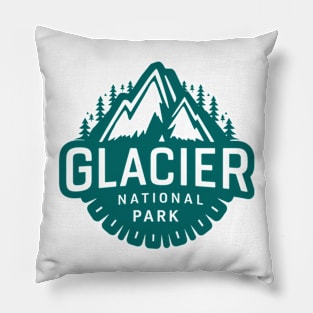 Glacier National Park Pillow