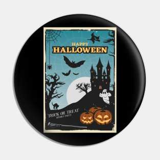 Halloween Poster Pin