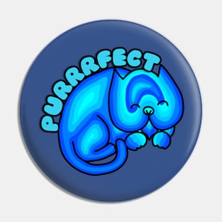 Puuurect Sleeping Kitty Cat Pin