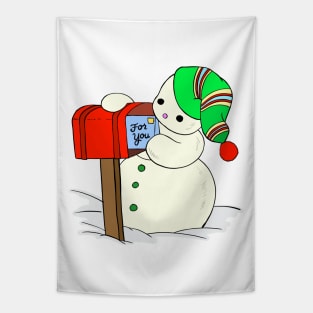 Christmas Snowman! Tapestry