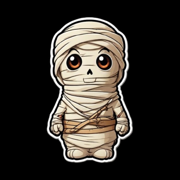 Cute Little Halloween Mummy by Majkel&Majkel