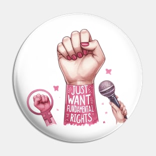 Fundamental rights Pin