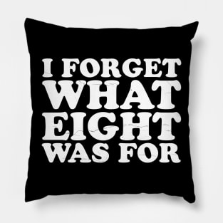 i-forget-what-eight-was-for Pillow