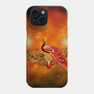 Beautiful elegant peacock Phone Case