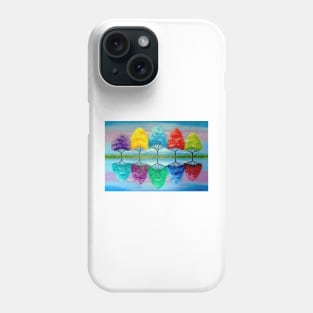 Each tree has its own colorful history Phone Case