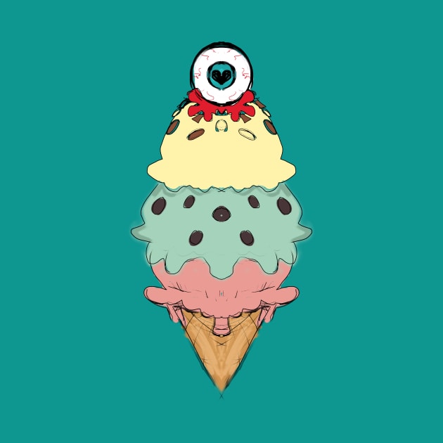 Eye-Scream Cone by supernekocatchandeluxepro