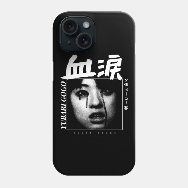 Blood Tears collab with Demonigote Phone Case by RedOni Clothing