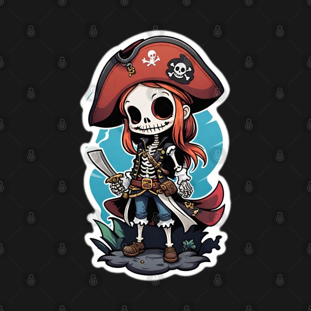 Pirate Skeleton Girl 2 by Grave Digs