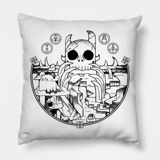 Owl House Circle Pillow