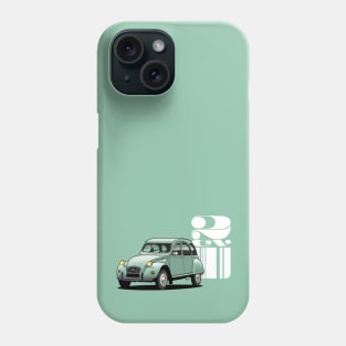 2CV 6 transparent illustration Phone Case