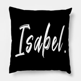 Name Girl Isabel Pillow