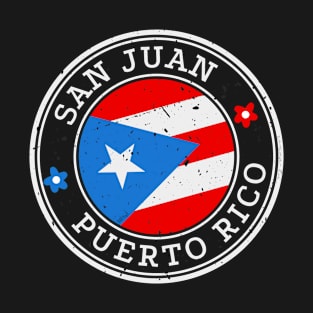 San Juan Puerto Rico Puerto Rican Pride Flag T-Shirt