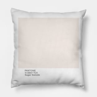 pantone 11-0607 TCX Sugar Swizzle Pillow