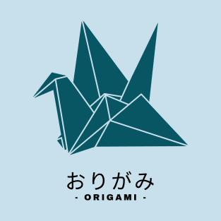 Paper art origami crane T-Shirt