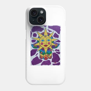 Power Source Hamsa by Harriette Knight Phone Case