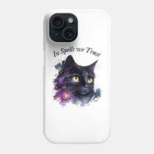 Witch's Black Cat Phone Case