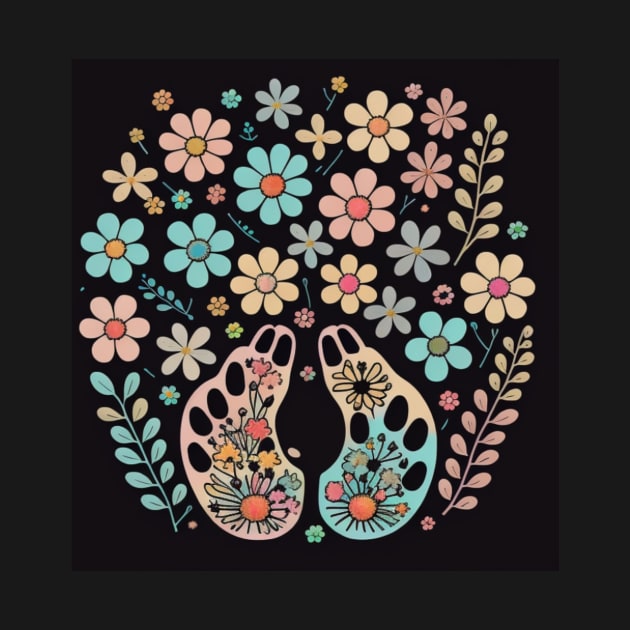 Paw floral by PawPrints & Beyond