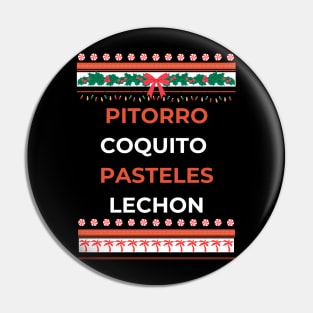 Pitorro Coquito Pasteles Lechon Pin