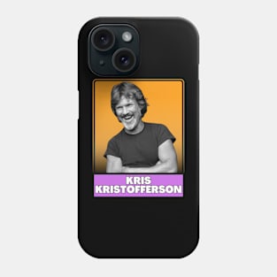 Kris kristofferson (retro) Phone Case