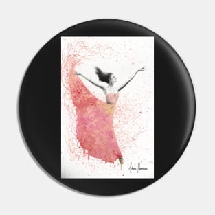 Rose Petal Dance Pin